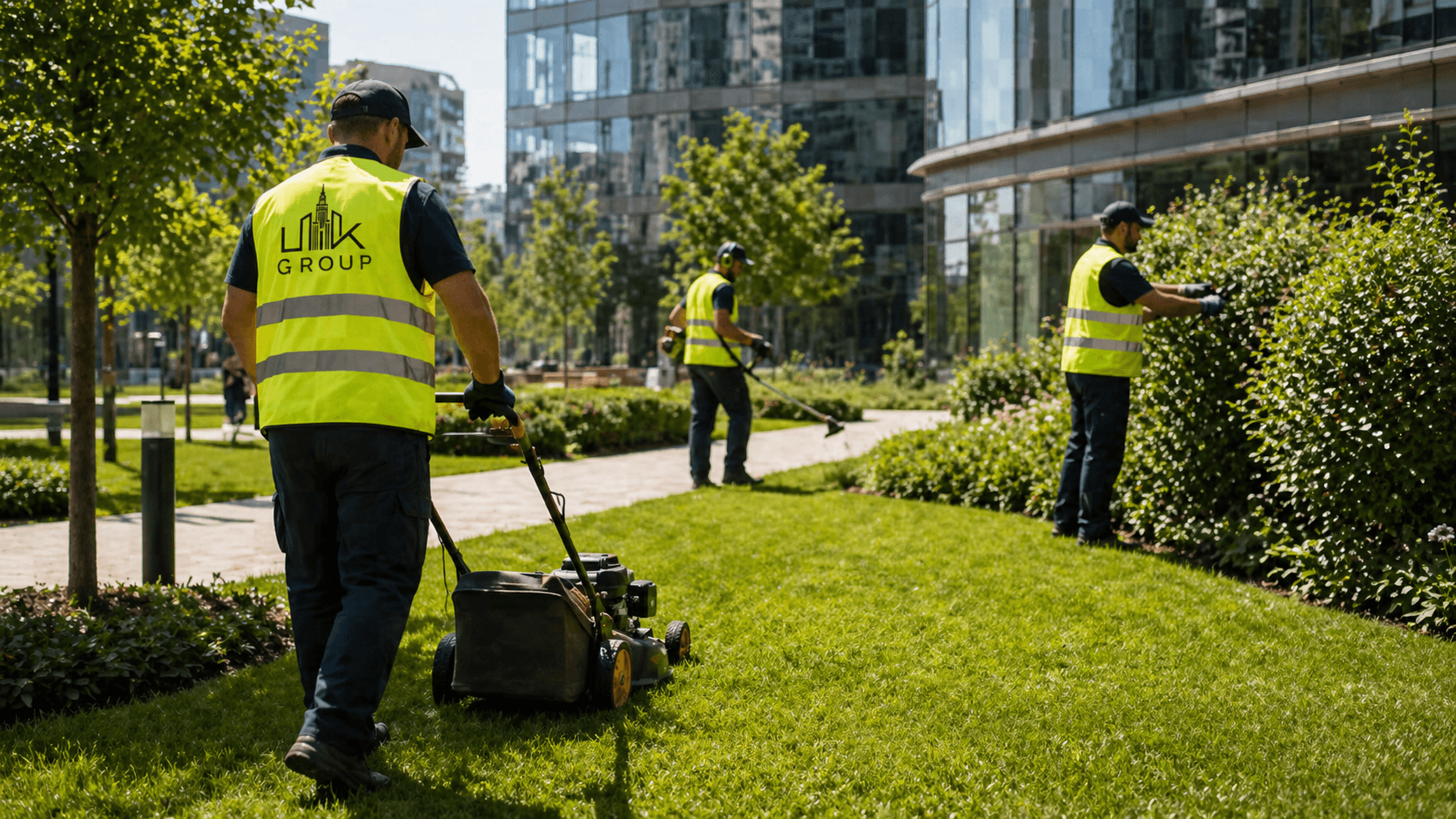 Pracownicy LIK GROUP dbają o tereny zielone
